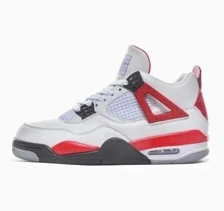 Air Jordan 4 Retro White Green Sneakers - 6
