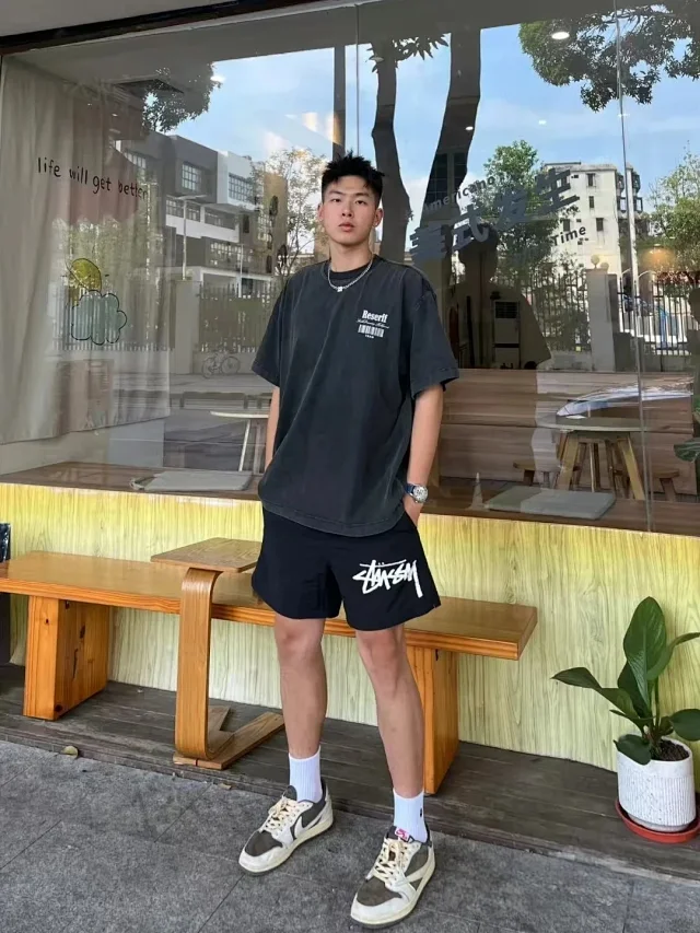 Stüssy Shorts Logo Nylon Drawstring product detail image 5