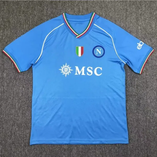 SSC Napoli 2023-24 Third Jersey Light Blue Football Jersey - 1