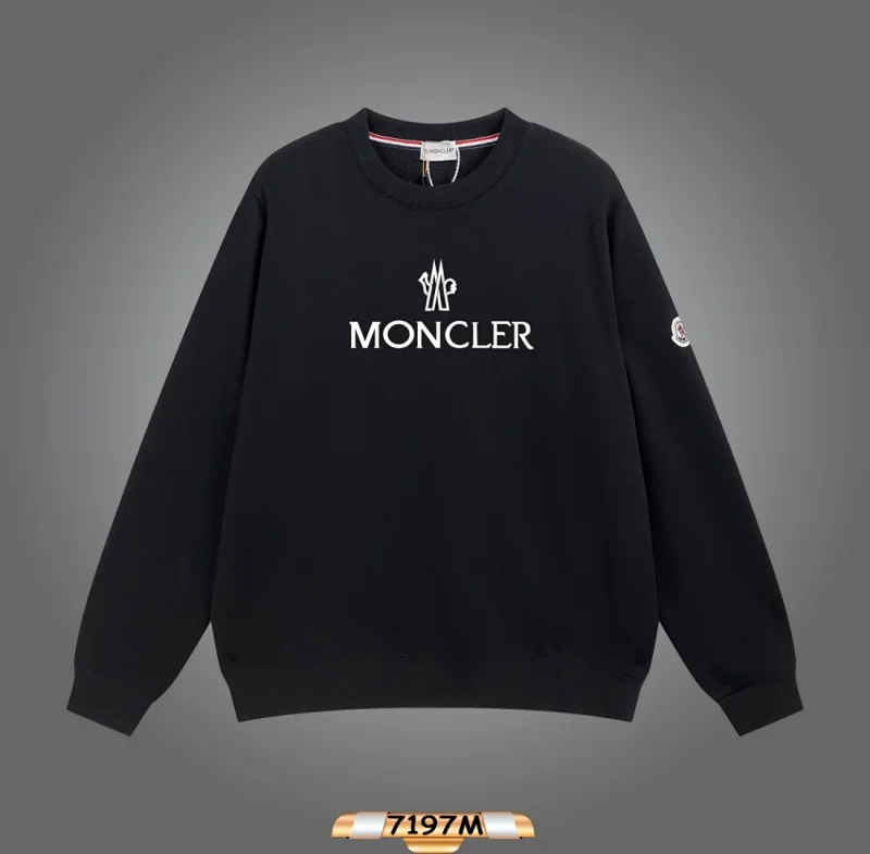 Moncler Hoodies & Sweatshirts Crewneck Logo Sweatshirt — 32