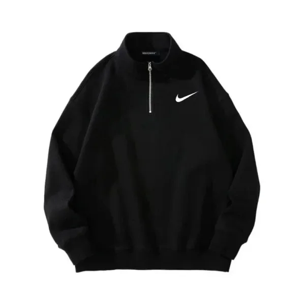 Nike Half-Zip Pullover Black Hoodie - 1