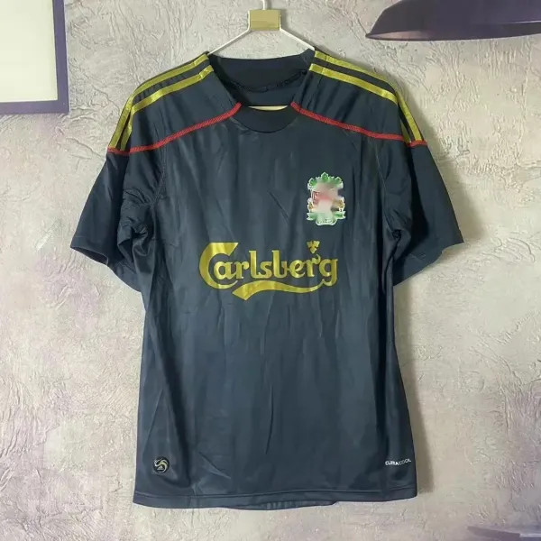 Adidas Liverpool FC 2008-09 Third Jersey Black/Gold - 1