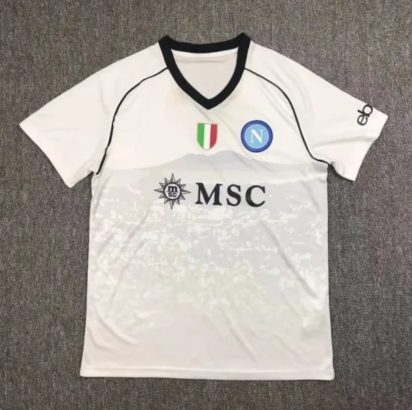 SSC Napoli x MSC White Away Jersey - 1