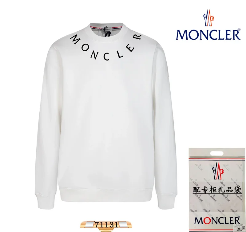 Moncler Hoodies & Sweatshirts Crewneck Logo Sweatshirt — 1