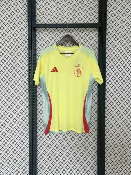 Adidas Spain National Team 2024 Away Jersey Yellow - 1