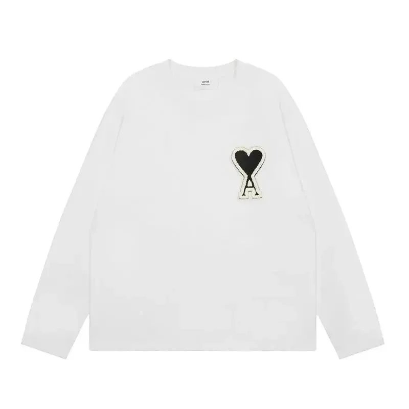 AMI Paris Hoodies & Sweatshirts de Coeur logo crewneck sweatshirt image 6