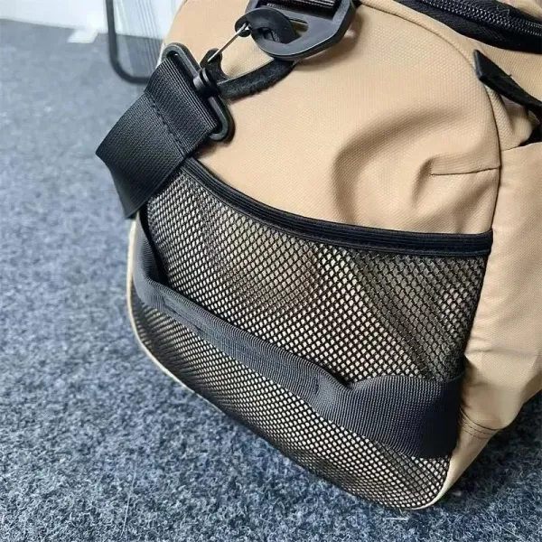 Nike Duffel Bag Gray Sporty Travel Bag - 6