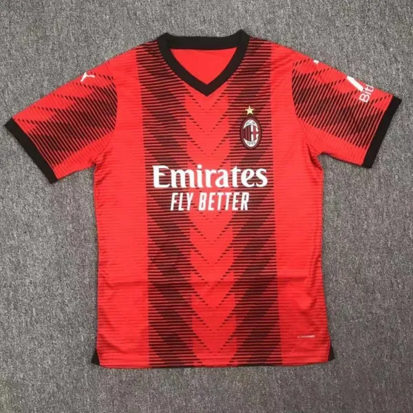 AC Milan 2022-23 Third Jersey Red/Black Jersey - 1