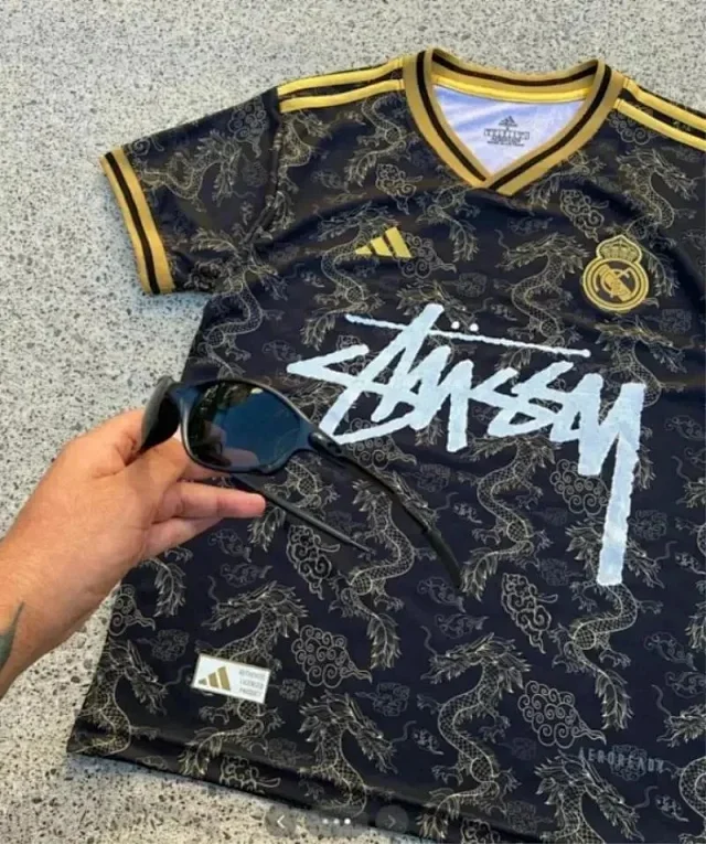 Stussy Football Jerseys Collaborative national team jersey product detail image 3