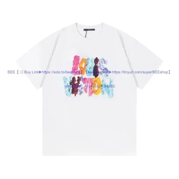 Gallery Dept. Abstract Print Oversized T-Shirt White - 1