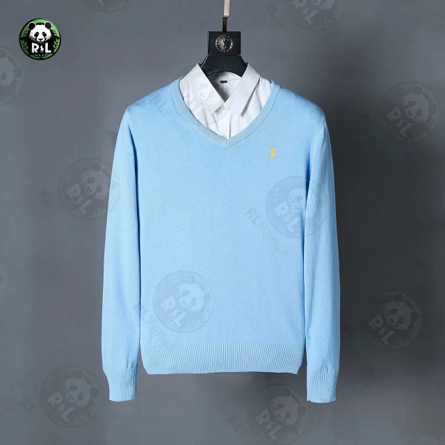 Polo Ralph Lauren Knitwear V-Neck Pony-Embroidered Sweater product detail image 3