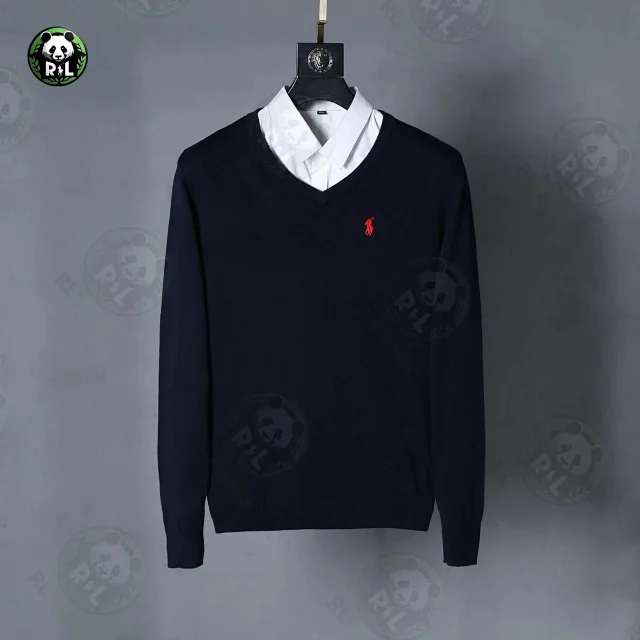 Polo Ralph Lauren Knitwear V-Neck Pony-Embroidered Sweater product detail image 4