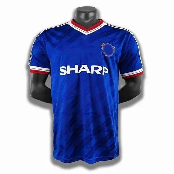 Sharp x Manchester United 1983 Away Jersey Blue - 1