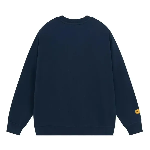 Louis Vuitton LV Logo Embroidered Navy Hoodie - 5