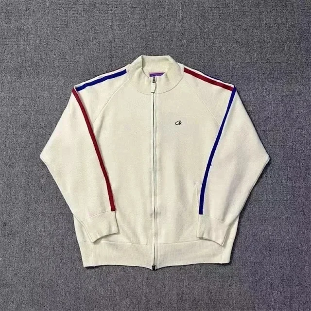 Corteiz Jackets Zip-Up Track Jacket with Contrast Piping product detail image 4