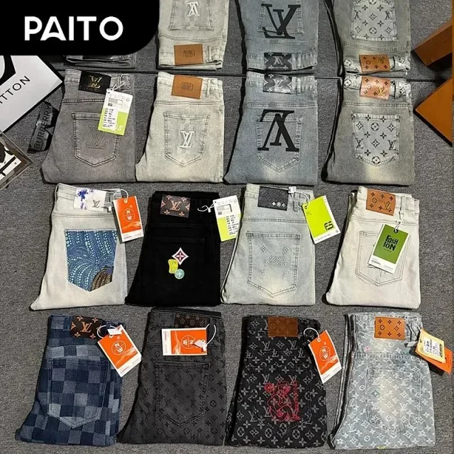 Louis Vuitton Jeans Monogram straight-leg product detail image 5