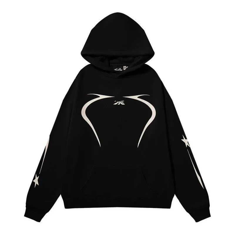 Hellstar Hoodies & Sweatshirts Graphic-print pullover hoodie — ALBB-LMWY-0059