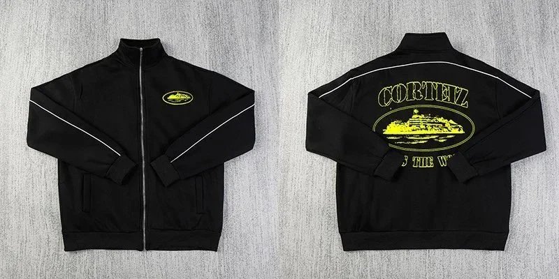 Corteiz Jackets Zip-Up Graphic Track Jacket — 19