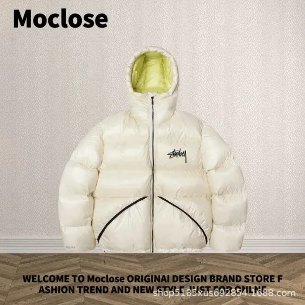 Moclose Oversized Puffer Hooded Down Jacket Black - 24