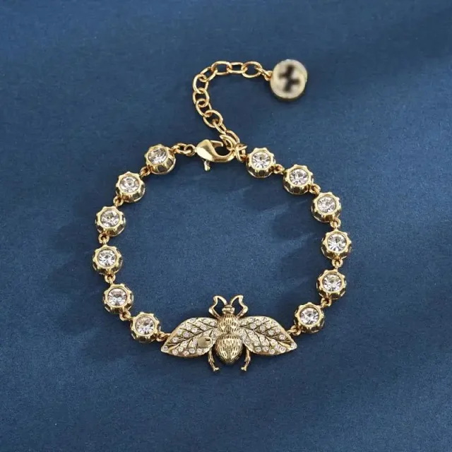Gucci Jewelry Crystal Chain Bracelet product detail image 4