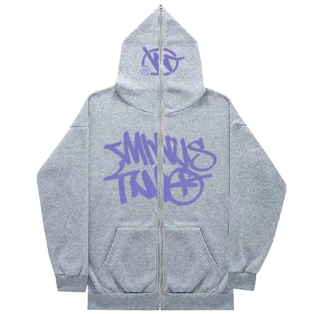Trapstar Hoodies & Sweatshirts SQ002 zip-up hoodie with graphic prints — 26 gray