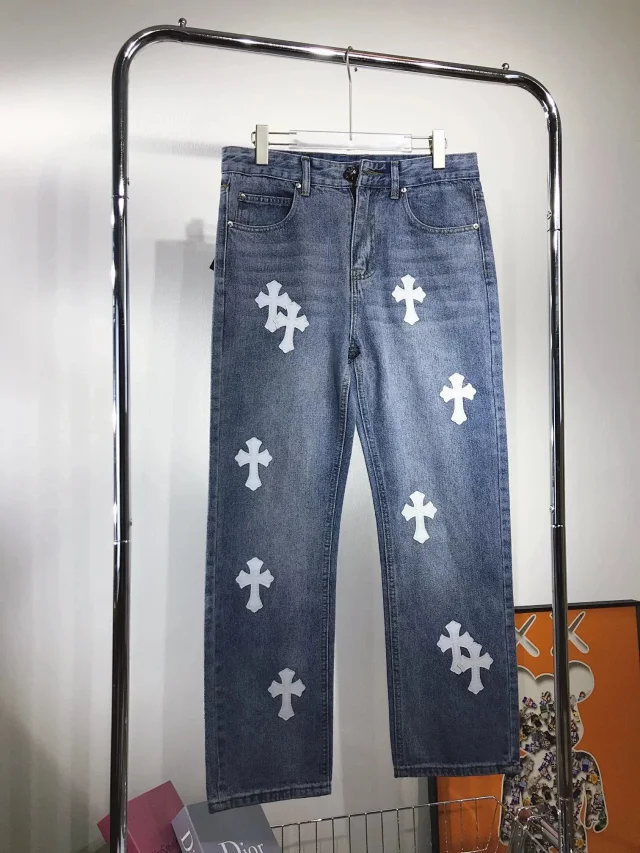 Unbranded Jeans Straight-Leg Cross Patch product detail image 3