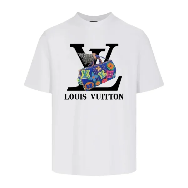 Louis Vuitton Necklace Graphic T-Shirt Black - 5