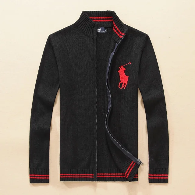 Polo Ralph Lauren Knitwear Quarter-Zip Striped Knit Sweater product detail image 9