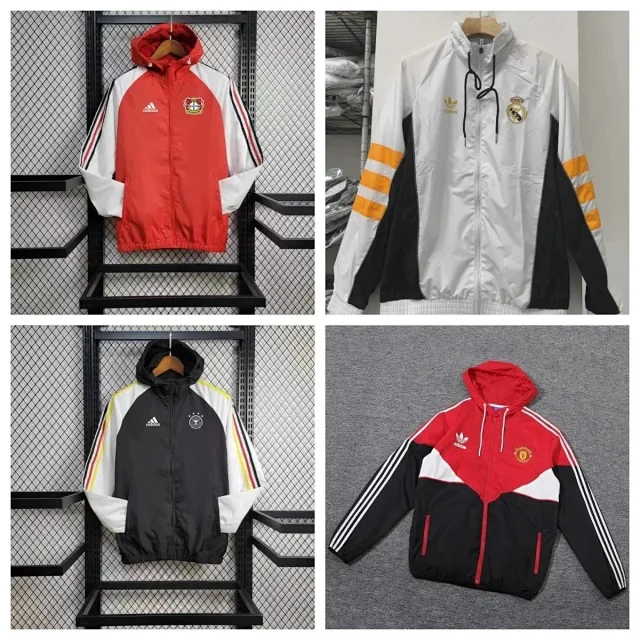 Adidas Jackets Football Club Windbreaker Jacket product detail image 7