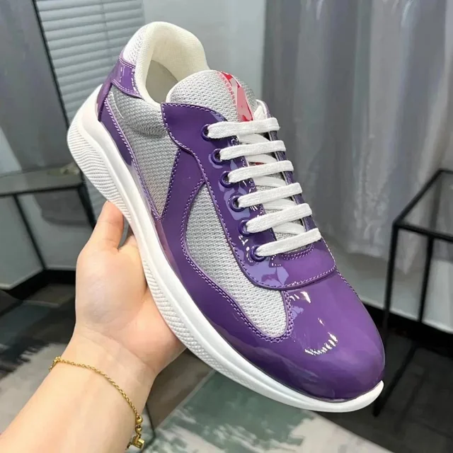 Unbranded Sneakers Low-Top Lace-Up Patent and Textile product detail image 7