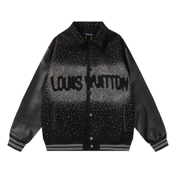 Louis Vuitton x Takashi Murakami Monogram Flower Face Varsity Jacket Light Blue - 15
