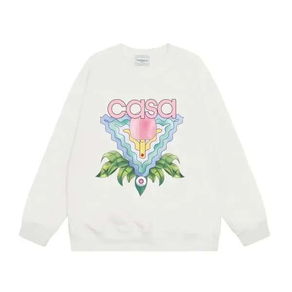 Casablanca Airways Graphic Sweatshirt White Hoodie - 16