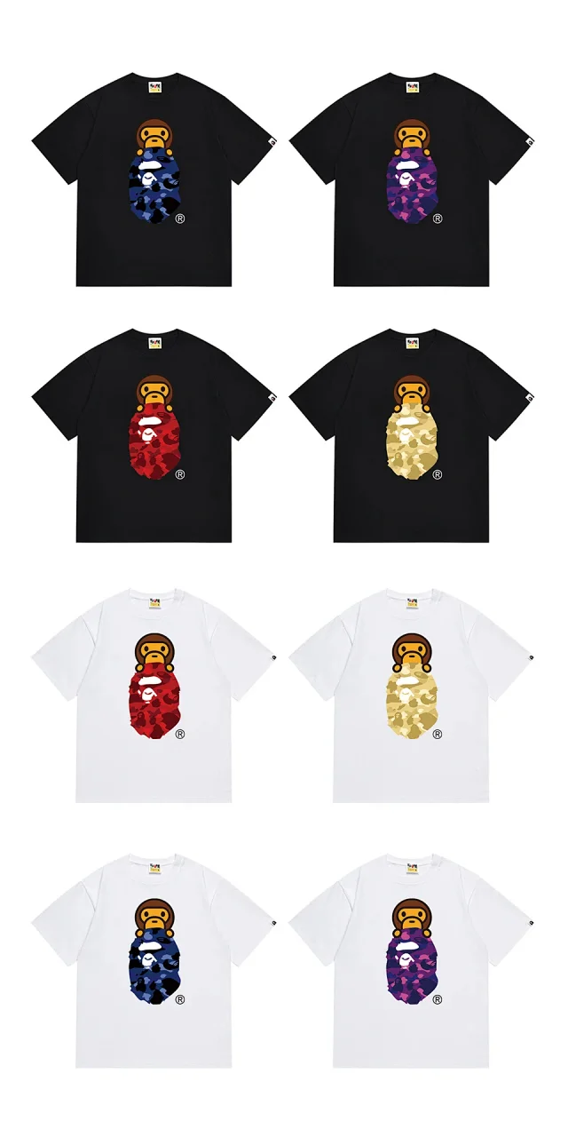 A Bathing Ape T-Shirts Short-Sleeve Head Graphic product detail image 8