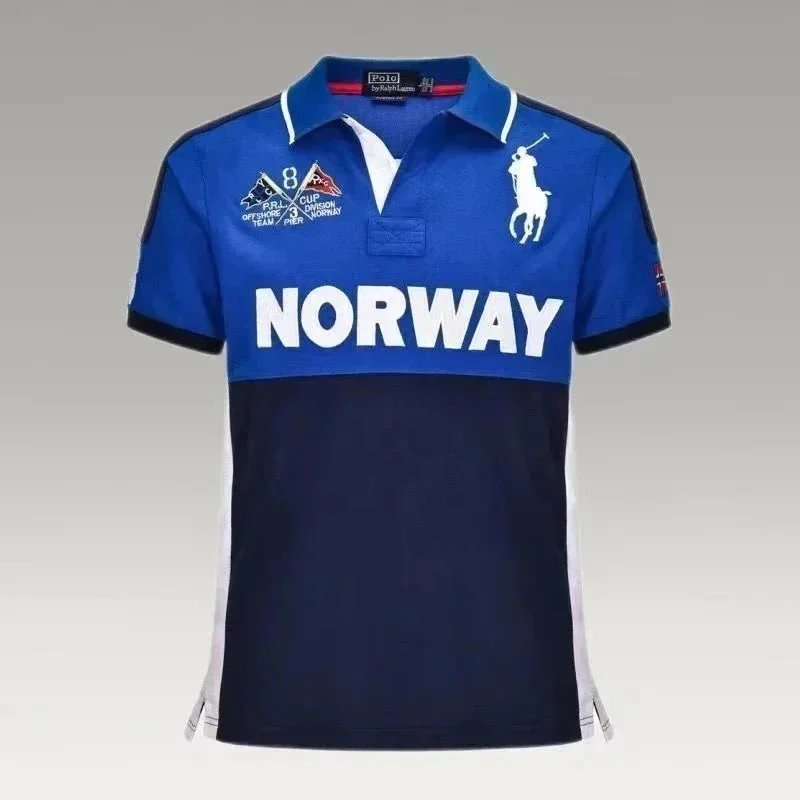Polo Ralph Lauren Shirts City Embroidered Short-Sleeve Shirt with Number Graphic image 12