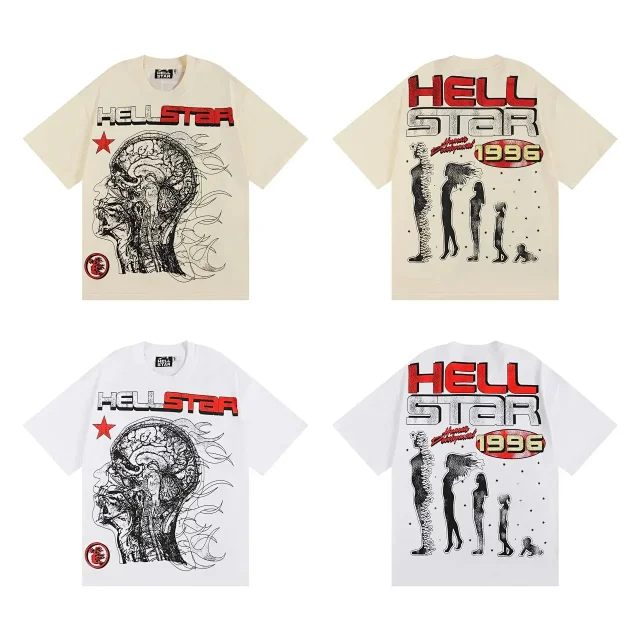 Hellstar T-Shirts Graphic Short-Sleeve Crewneck product detail image 6