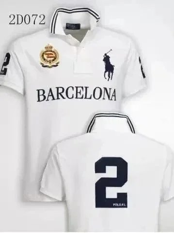 Polo Ralph Lauren Shirts City Embroidered Short-Sleeve Shirt with Number Graphic — 1