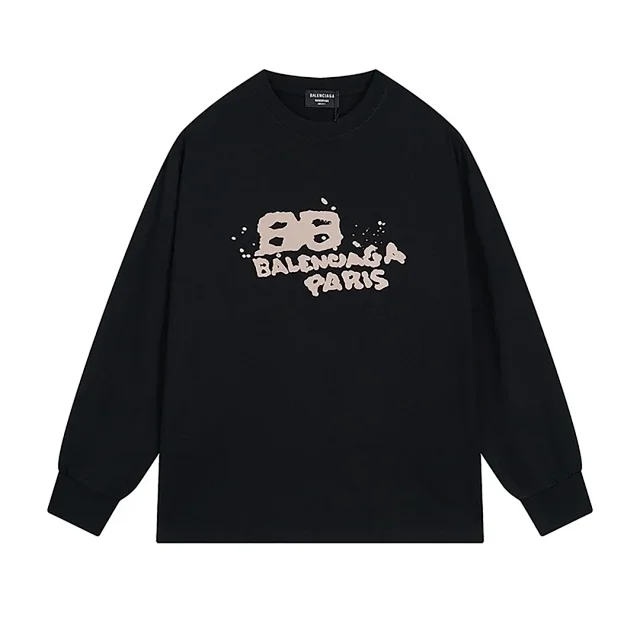 Balenciaga Hoodies & Sweatshirts Graffiti Logo Pullover Hoodie product detail image 13