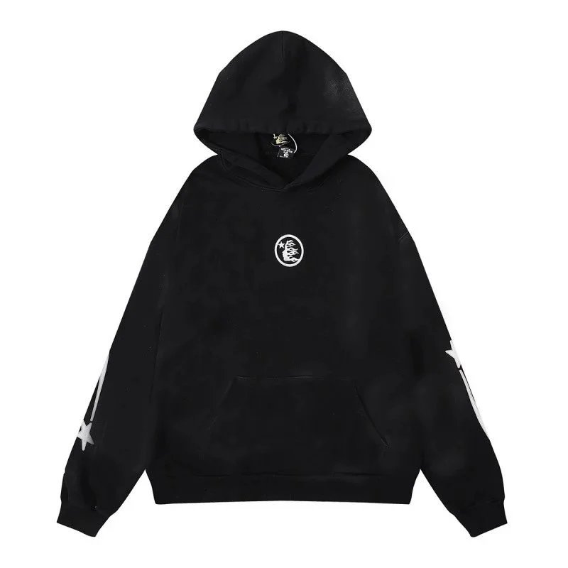 Hellstar Hoodies & Sweatshirts Graphic-print pullover hoodie — ALBB-LMWY-0055