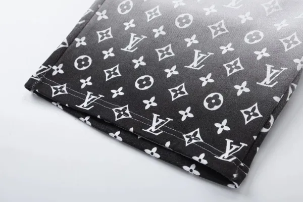 Louis Vuitton Monogram Print Swim Shorts Black - 8