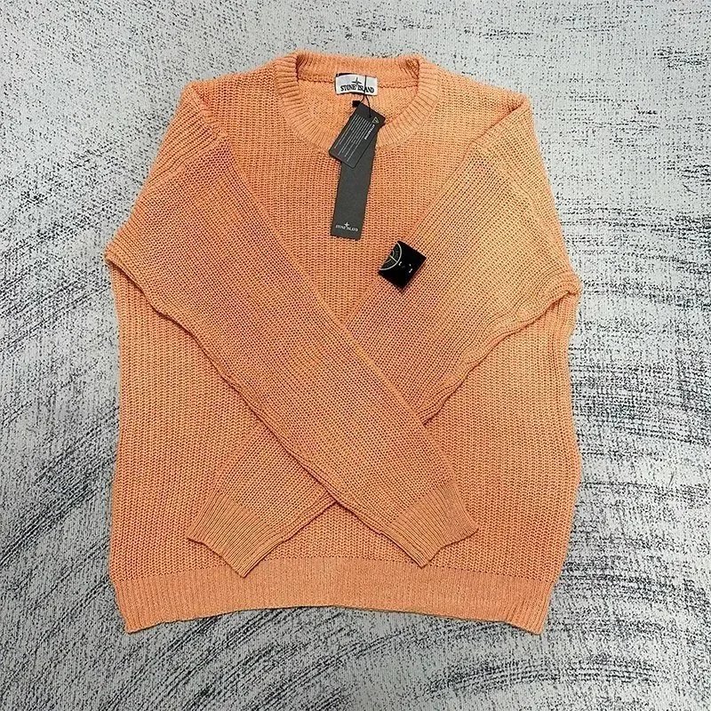 Stone Island Knitwear Crewneck knit sweater with compass sleeve badge image 8