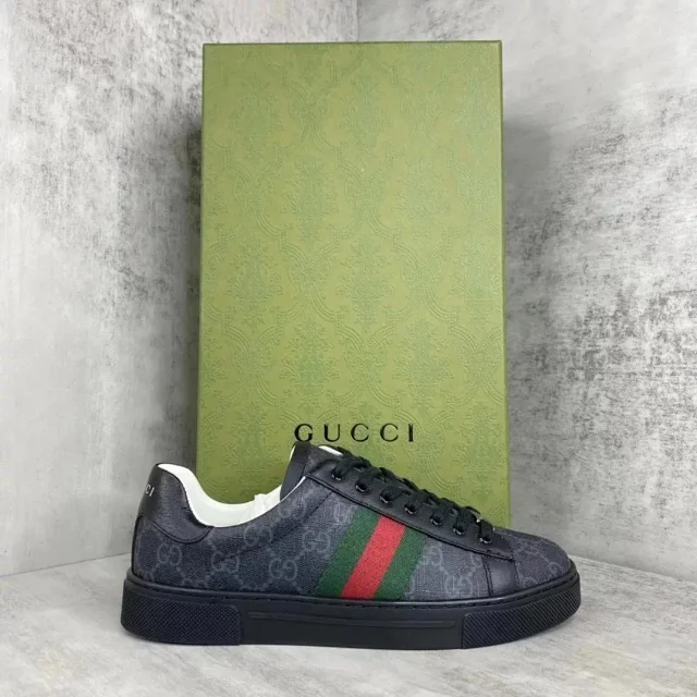 Gucci Sneakers Low-Top Lace-Up Stripe product detail image 4
