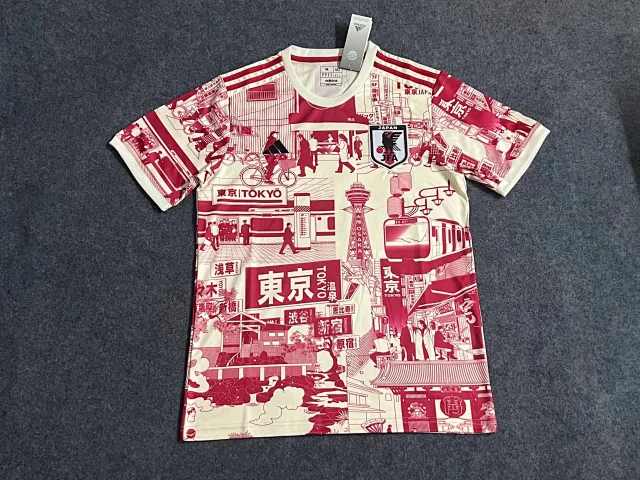 Adidas Football Jerseys Japan graphic-print jersey product detail image 1