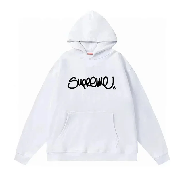 Supreme Hoodies & Sweatshirts Logo Pullover Hoodie with Kangaroo Pocket product detail image 7