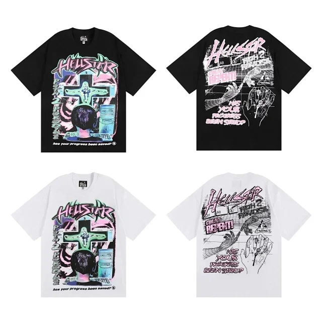 Hellstar T-Shirts Graphic Short-Sleeve Crewneck product detail image 10