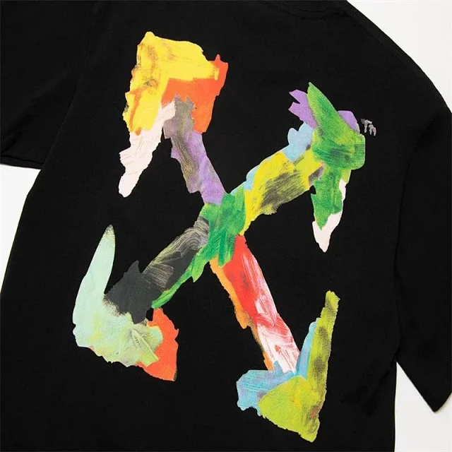 Unbranded T-Shirts Short-Sleeve Crew-Neck Graphic Arrow Print product detail image 15