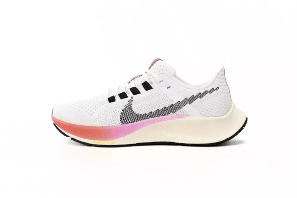 Nike Pegasus 40 White Pink Running Shoes - 1