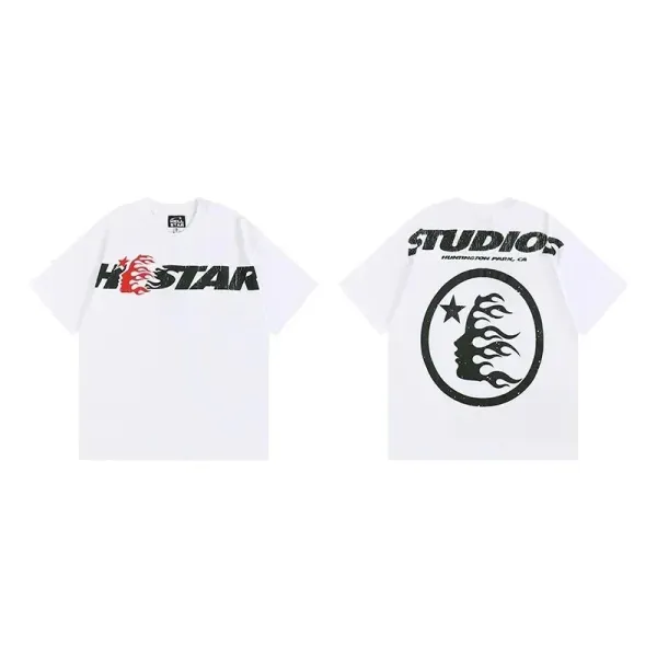H*STAR Studio White Graphic T-Shirt - 1