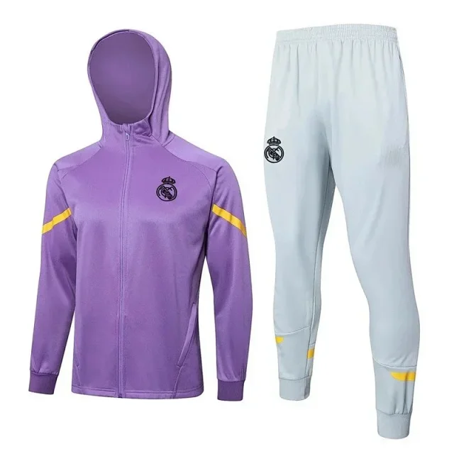 FC Barcelona Tracksuits Hooded Zip-Up Football Tracksuit product detail image 9