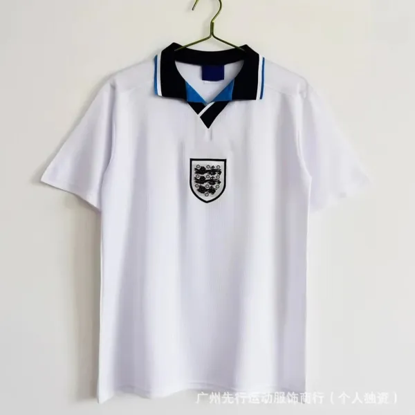 England 1990 World Cup Home Jersey White - 1