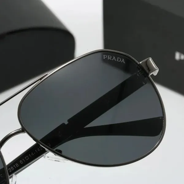 Prada PRADA Linea Rossa Square Sunglasses Black Gradient - 7